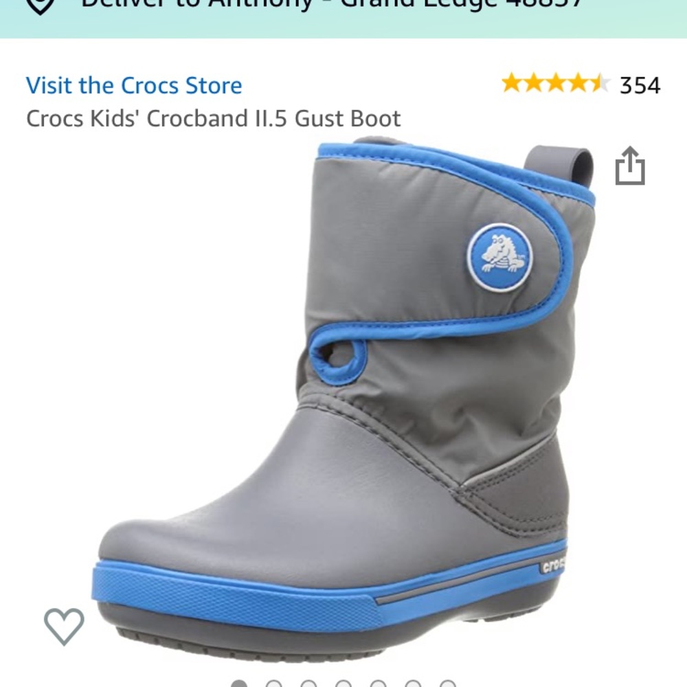 Croc toddler boots